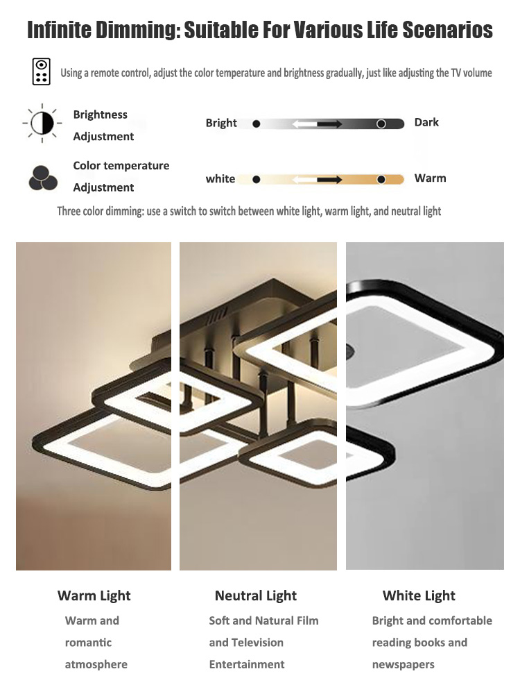 Modern Center Light Ceiling Light Chandelier Lights for Living Room ...