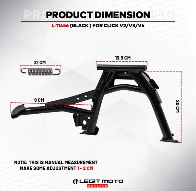 CENTER STAND FOR CLICK V2 / CLICK V3 / CLICK V4 -CENTER STAND WITH FREE ...
