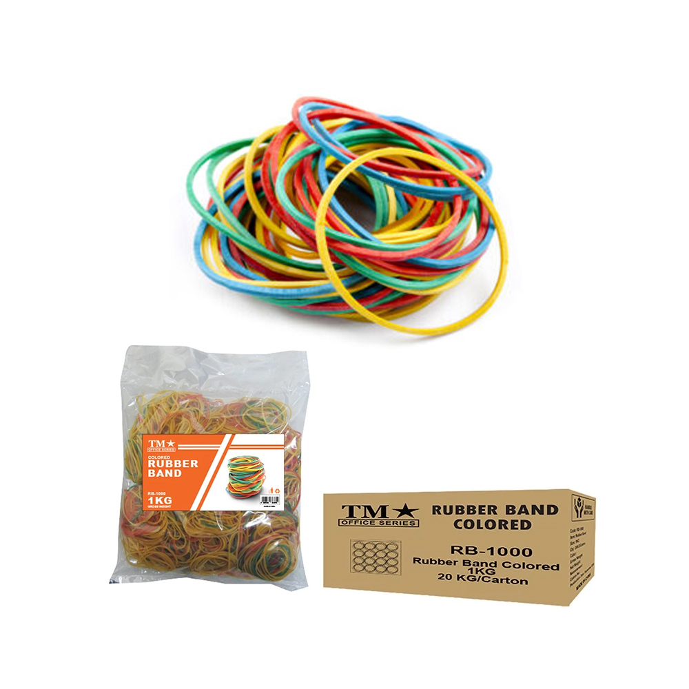 TM 20 packs Rubber Band Colored 1kg (RB-1000) | Shopee Philippines