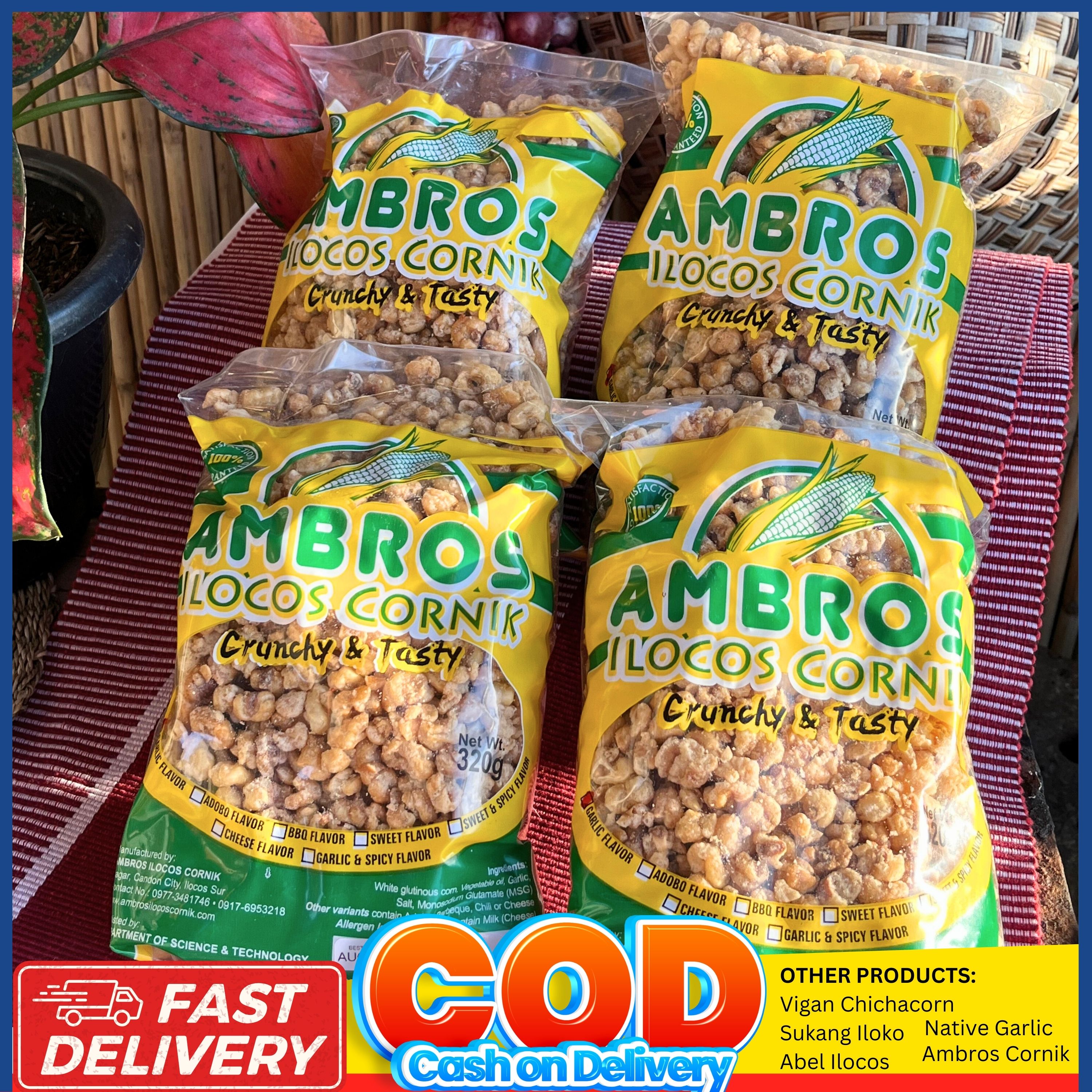 Ambros Ilocos Cornik The Original Crunchy Chichacorn Cornick | Shopee ...