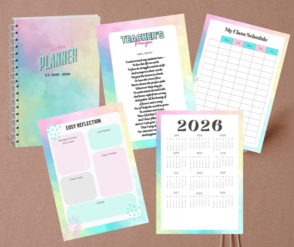 Teacher Planner Deped Philippines S.Y. 2025 - 2026 Aesthetic Planner ...