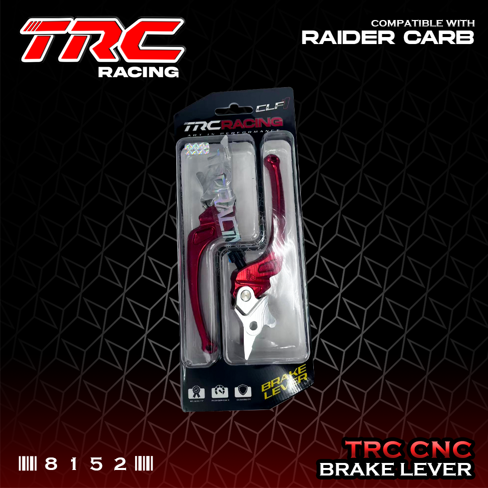 TRC RACING CNC BRAKE LEVER for RAIDER CARB/FI (MODEL 2015 AND UP) 8152 ...