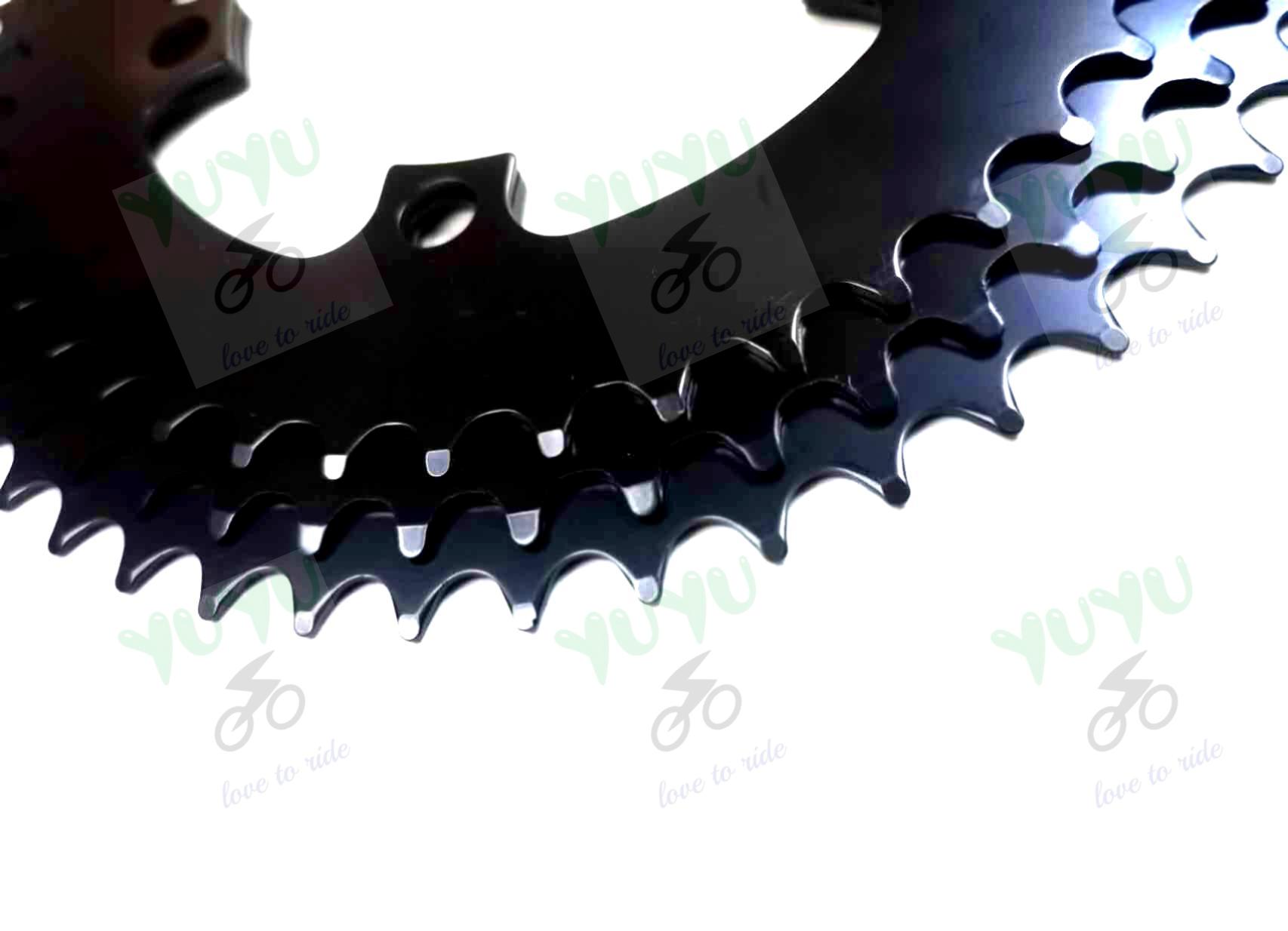 5Holse Crank Chain Ring 110BCD130BCD 44T 48T 52T Sprocket Steel ...
