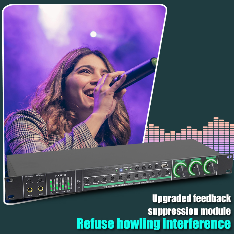 mic vocal reverb effects processor,karaoke digital audio processor ...