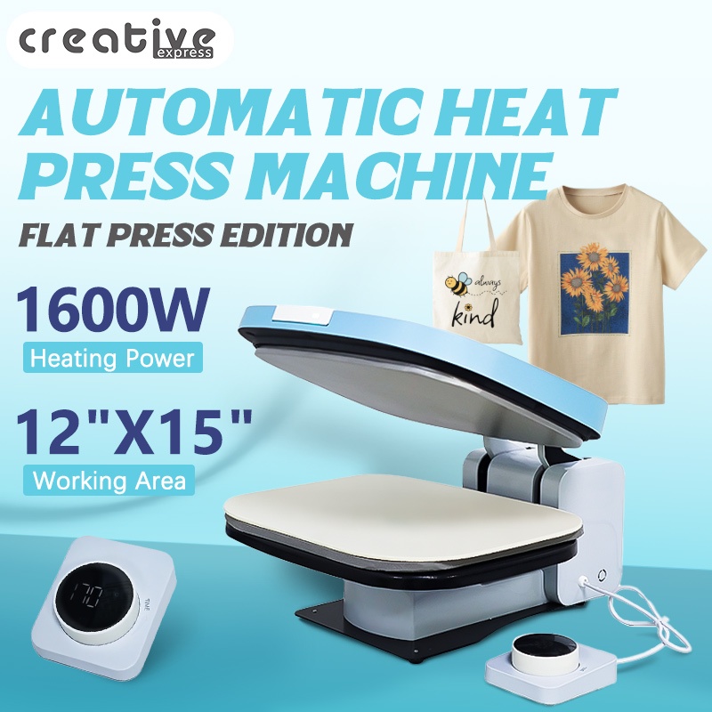 Creative Automatic Heat Press Machine | Auto Open Heat Transfer Machine ...