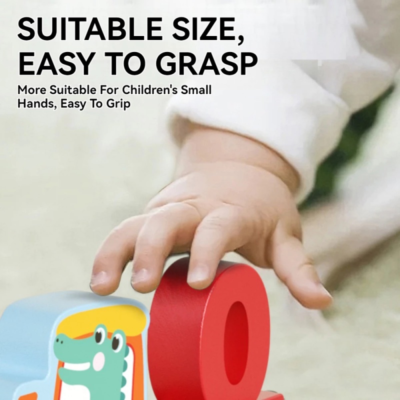 Magnetic Digital Train Toy Magnet Wheel Train Number Wheel Train Toys ...