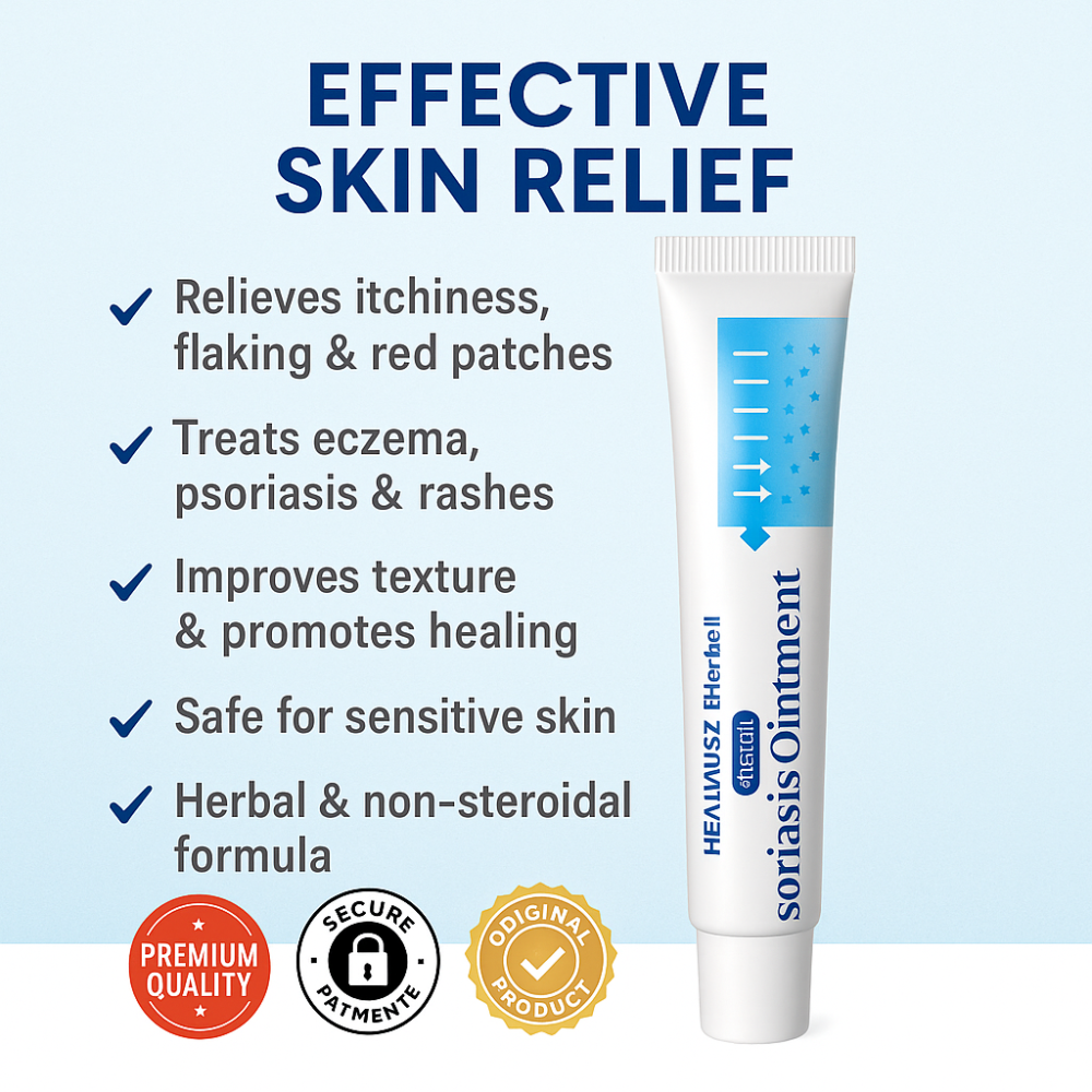 Psoriasis Ointment Cream for Itchy Skin, Eczema, Dermatitis, Rashes ...