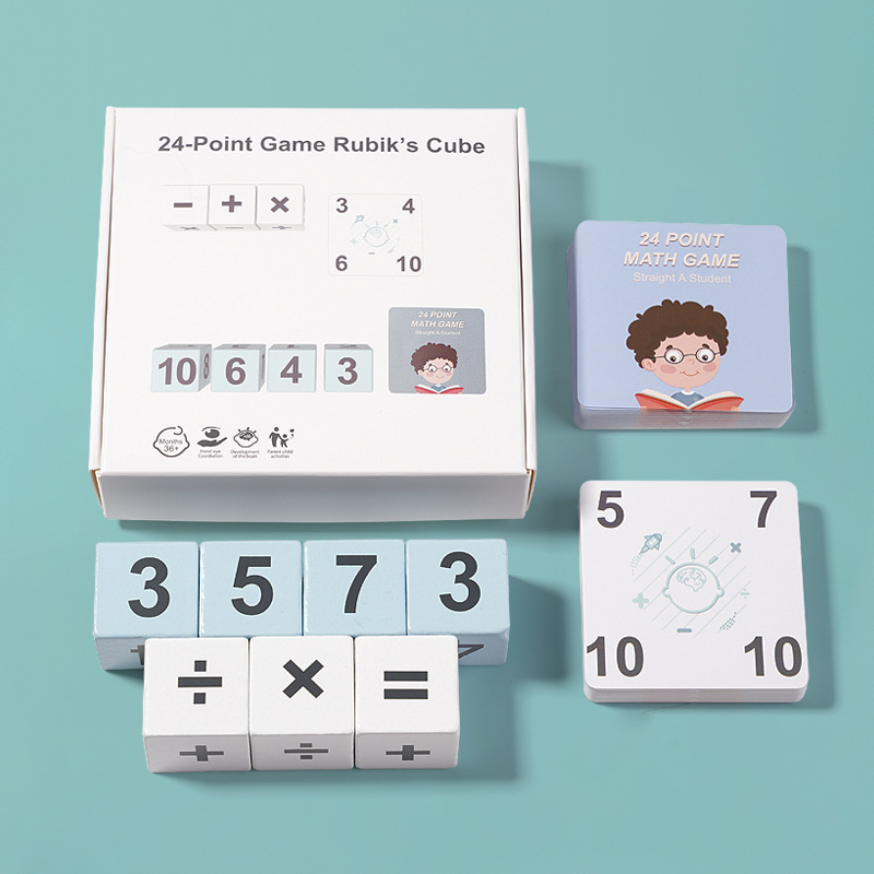Blocks Math Game Counting Toys Portable Funny Competition Counting ...