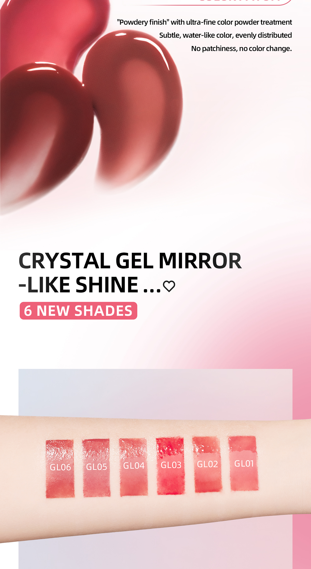 JMCY Click Pen Lipstick VE Moisturizing Solid LipGloss Watery Non ...