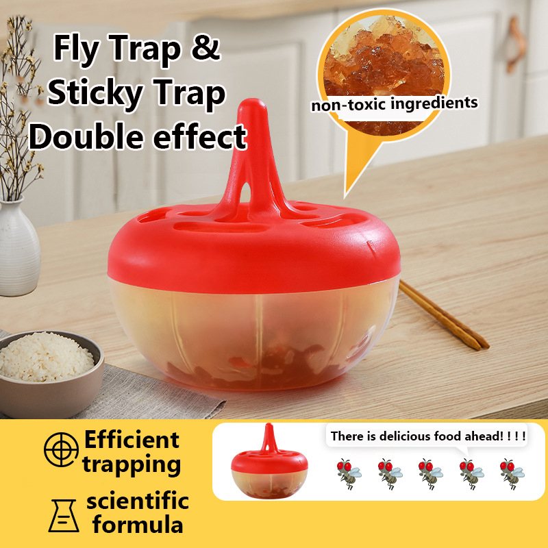 150g Fly Trap Fly Bait Fly Sticker Small Pest Flying Insect Killer Kill ...