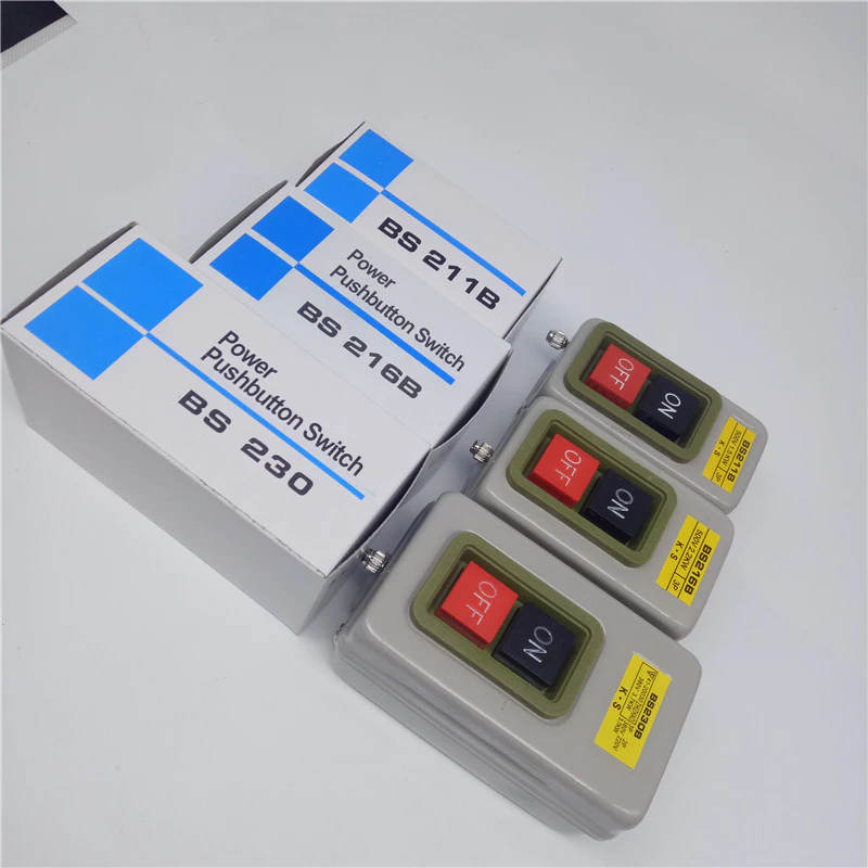 Power Push Button Switch 3 Phase 10a 15a 20a Push Button On Off Opening ...