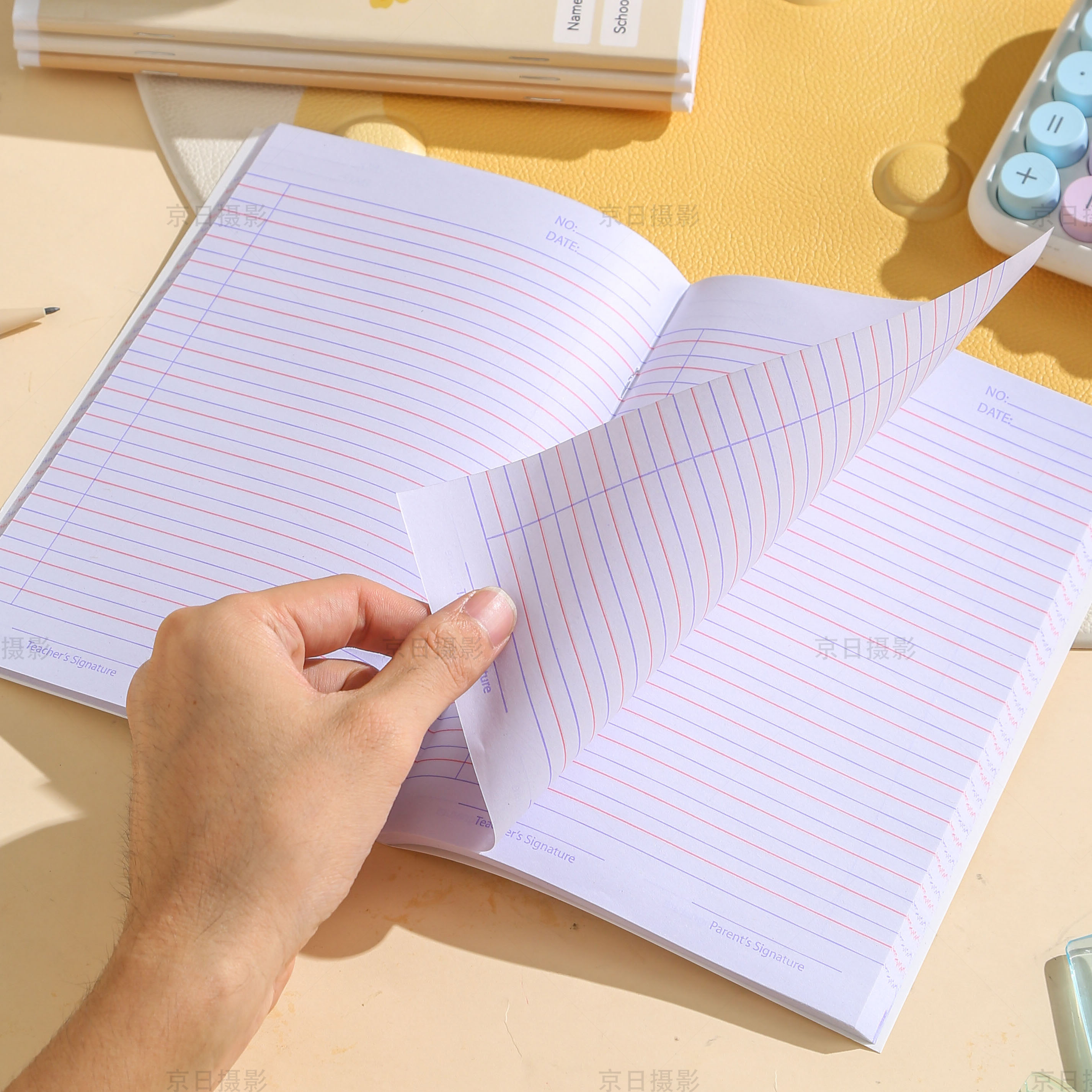 School Notebook With Cover Student Notebook Study Stationery 80 Leaves ...
