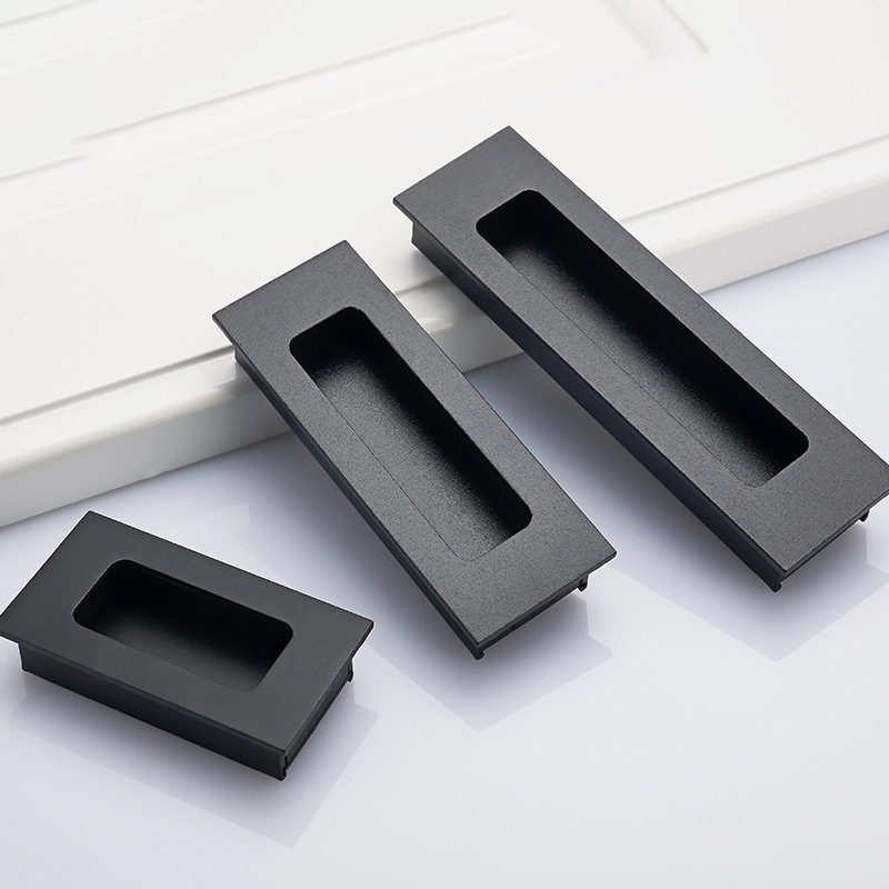 Aluminum Alloy Embed Handles Recessed Flush Handle Hidden Cabinet ...