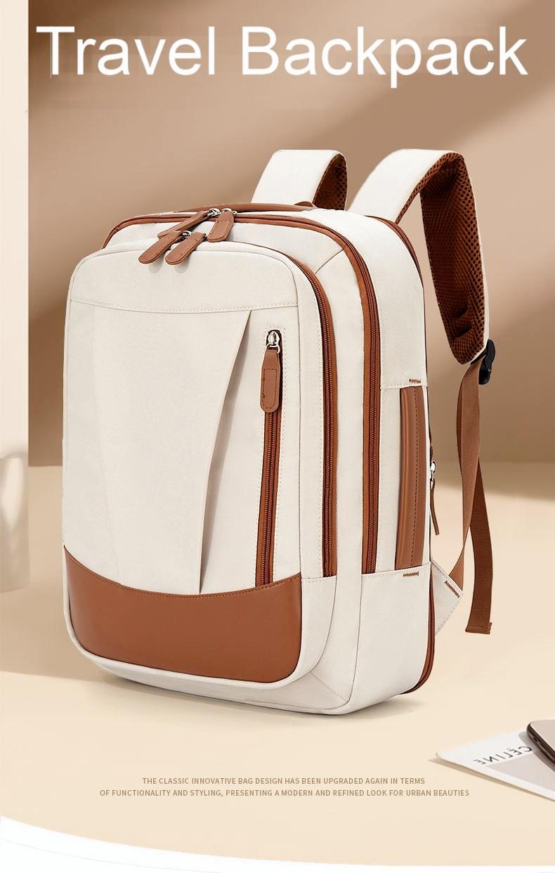 Large capacity Expandable Commuting Backpack Unisex ...