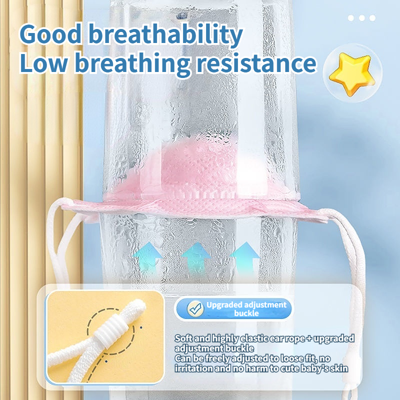 10 PCS Baby Mask 3D Stereoscopic Protective Mask Infant Face Mask ...