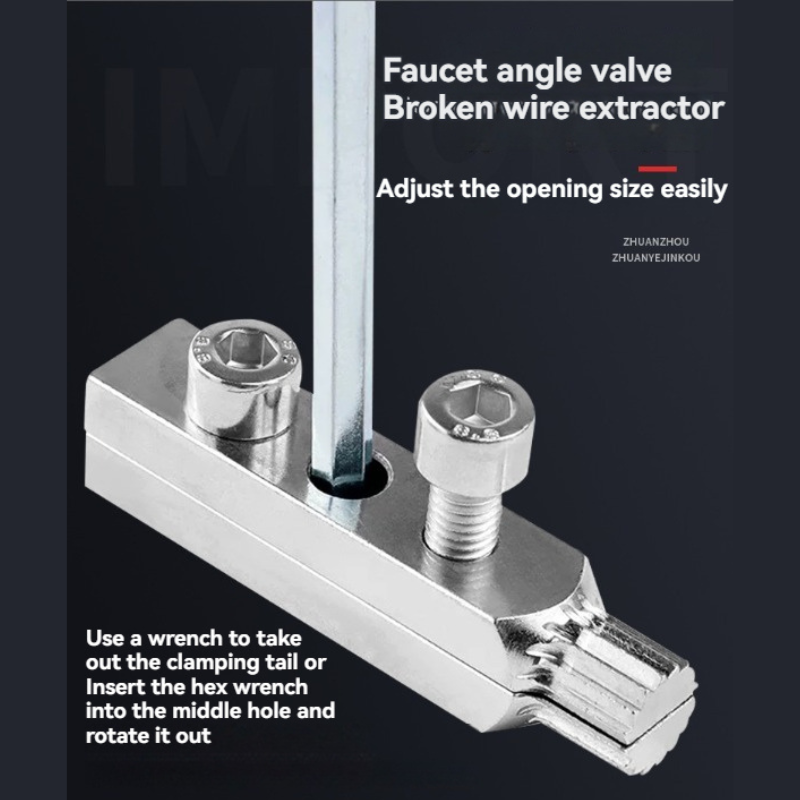 Faucet Angle Valve Wire Extractor Compact Broken Pipe Thread Extractor ...