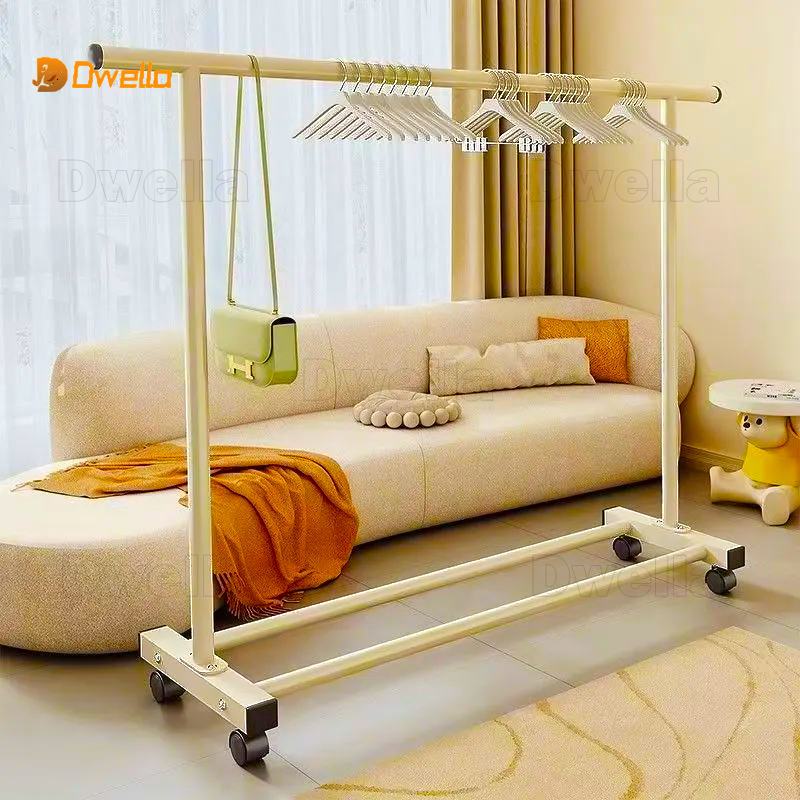 Heavy Duty Rolling Garment Rack with Wheels Metal Clothes Rack with ...