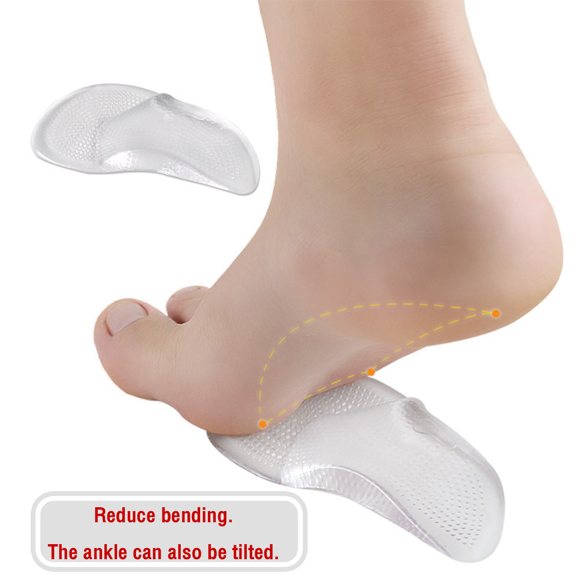 LK Clear Insole Orthopedic Professional Arch Support Insole Flat Foot ...
