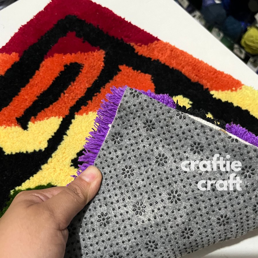 Rug Tufting Non-slip Backing Cloth [1mx1m] for DIY rugs Thick Backing ...