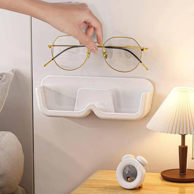 Punch-Free Glasses Storage Rack Wall-Mounted Sunglasses Holder Display ...