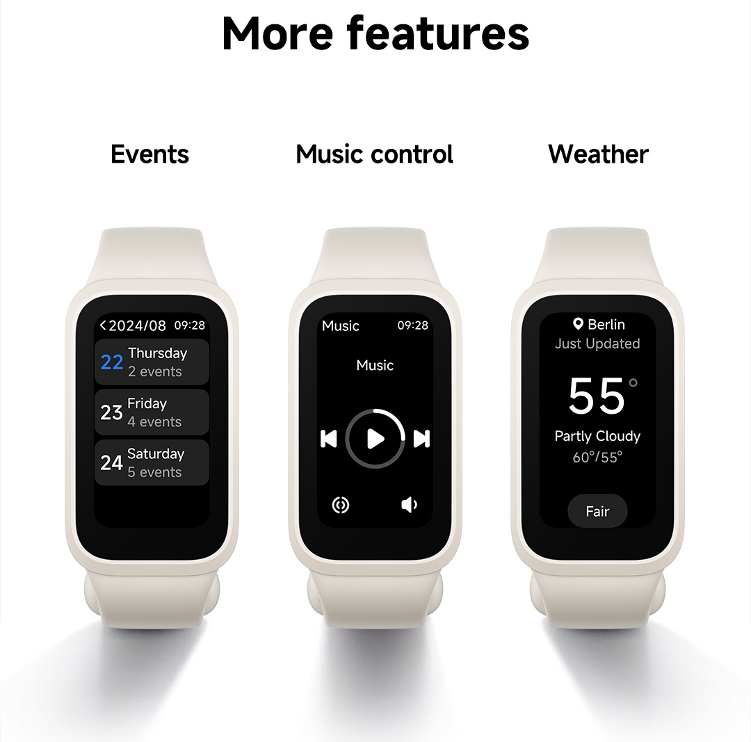 Xiaomi Smart Band 9 Nz Xiaomi Smart Band 9 Fitness Tracker, 1.47 Display,  18 Days, £19.99 At Sports Watch