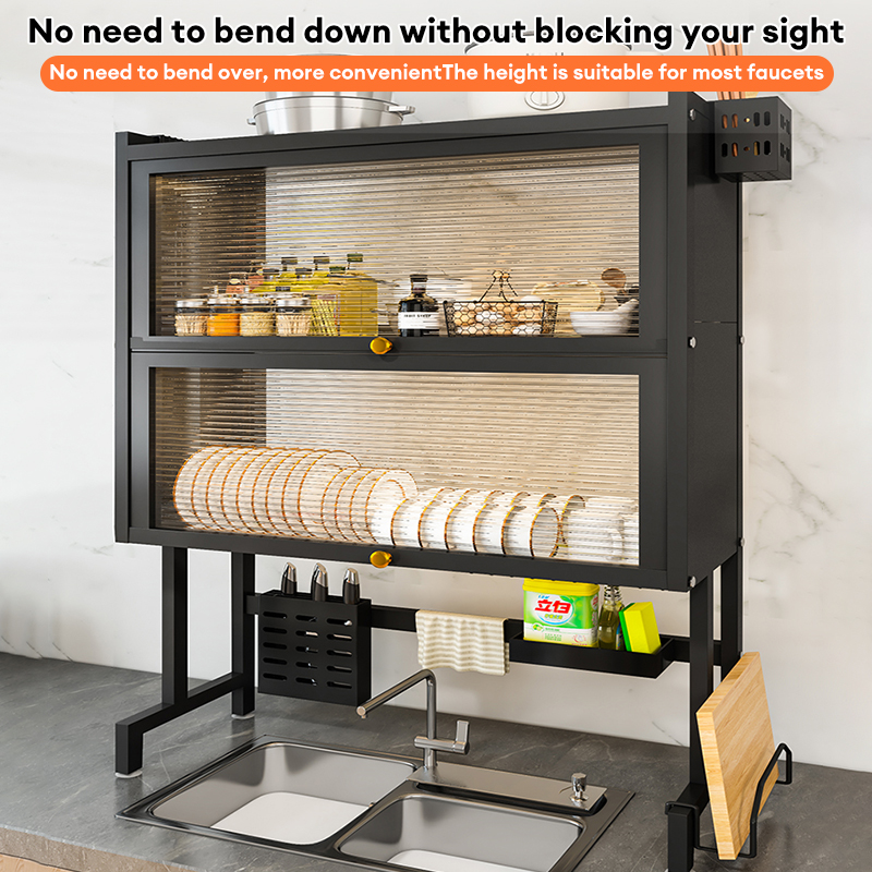 Dish Rack Kitchen Organizer Dish Cabinet Rack Dish Drainer Rack ...