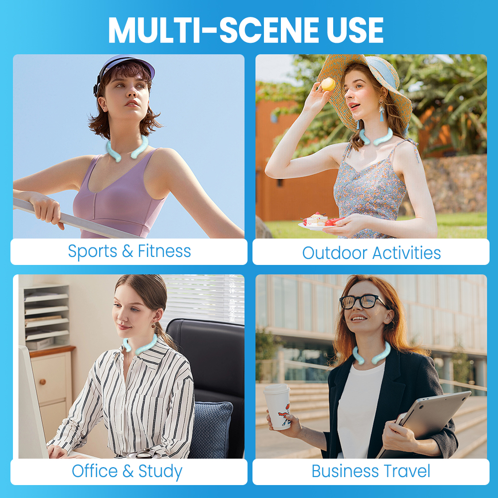 Orashare NC01 Ice Neck Cooler Tube Summer Rapid Cooling Reusable Skin ...