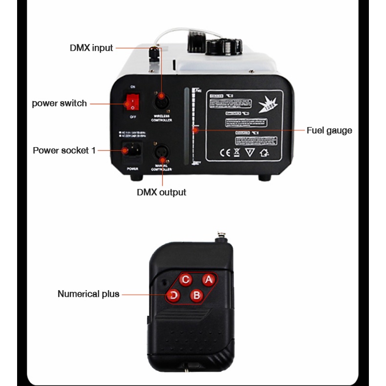 Fog Machine 900W(Long Playing) Antibac disinfectant, Sanitizer, heavy ...