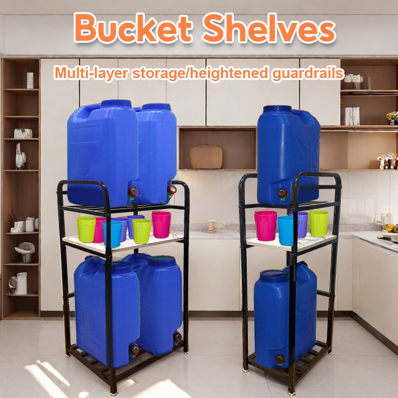 CHIT 2/3 Layers Gallon Rack Stand Water Container Rack With Storage ...