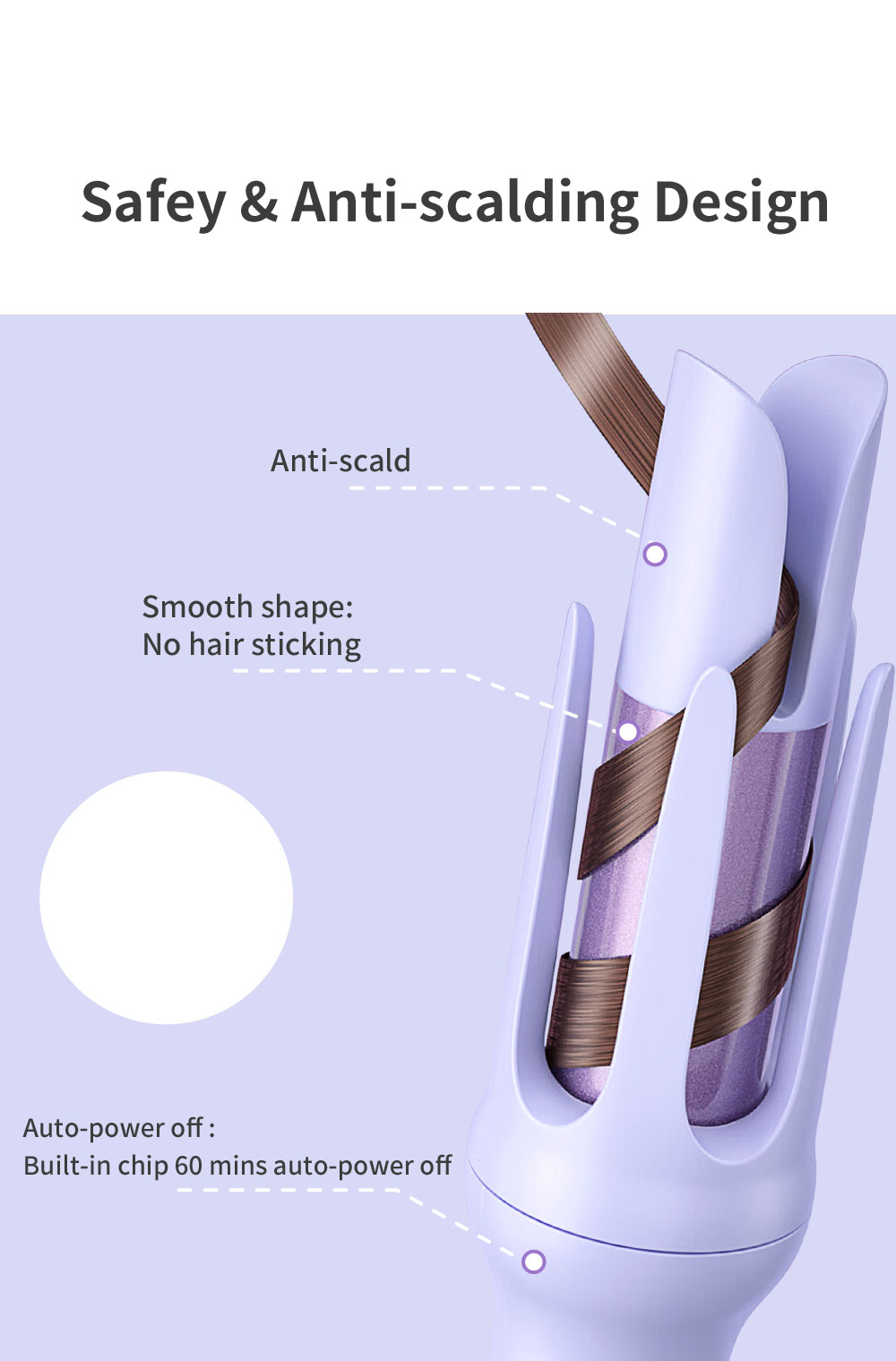 Simplus Automatic Hair Curler LED Screen Display 32mm | Shopee Philippines