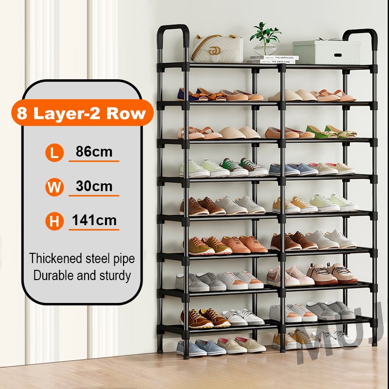 Shoe Rack Stainless Steel Stackable Shoes Organizer Storage For ...