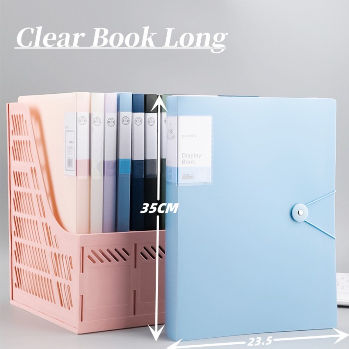 Clear Book Long Clear Folder Presentation Long Size Book File ...