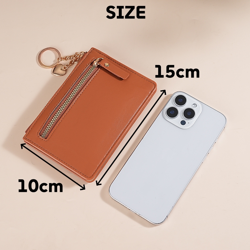 COD #H9330 Pouch Wallet For Women Korean New Style Leather Coin Holder ...