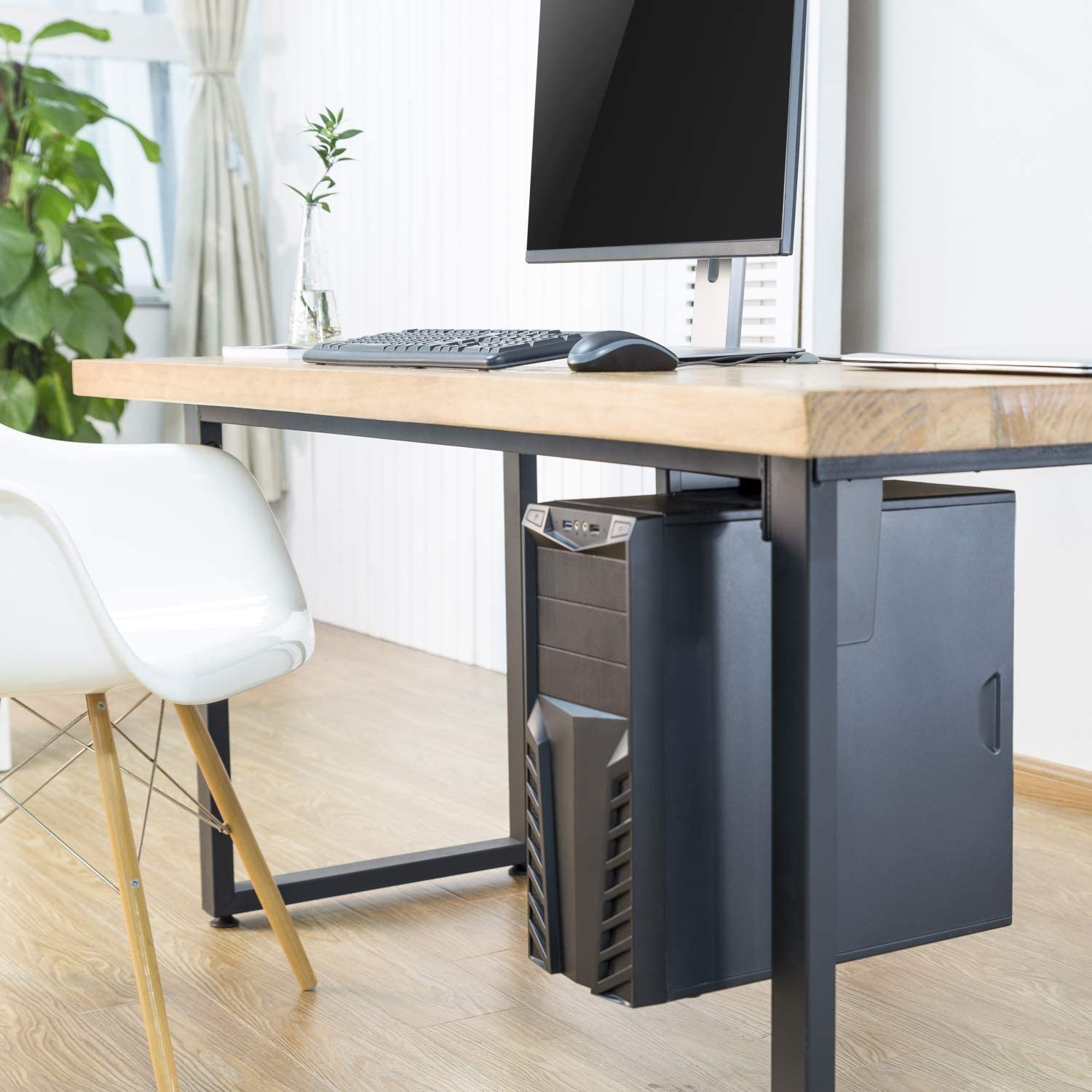 Adjustable CPU Bracket for Under Desk/Wall | Shopee Philippines