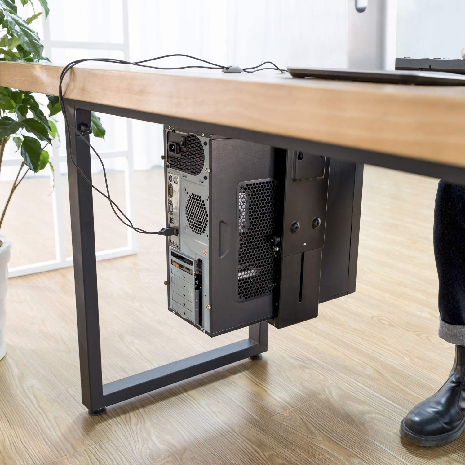 Adjustable CPU Bracket for Under Desk/Wall | Shopee Philippines