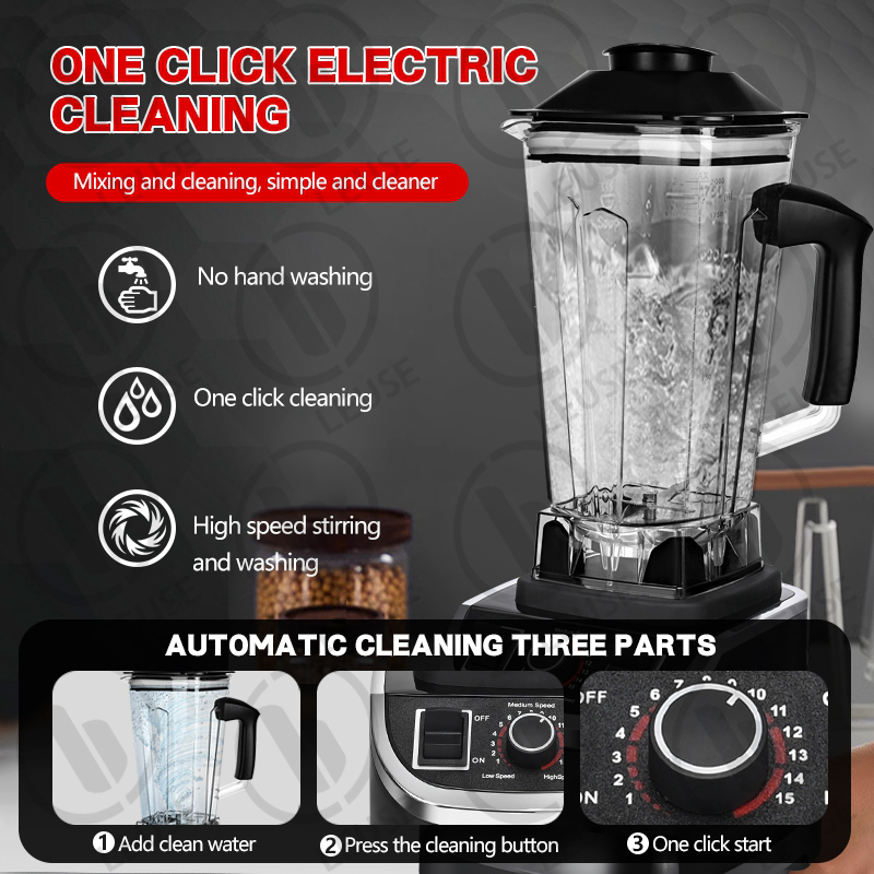 【LEUSE】Heavy Duty Blender - 4 in 1 Juicer, Ice Crusher, Soy Milk Maker ...