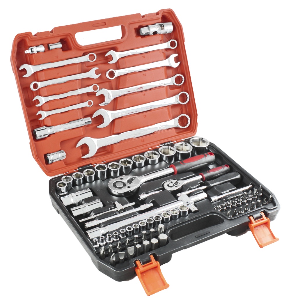 REAIM Tools Set 85/82/61/37PCS Socket Wrench Set Motorcycle Tools Set ...