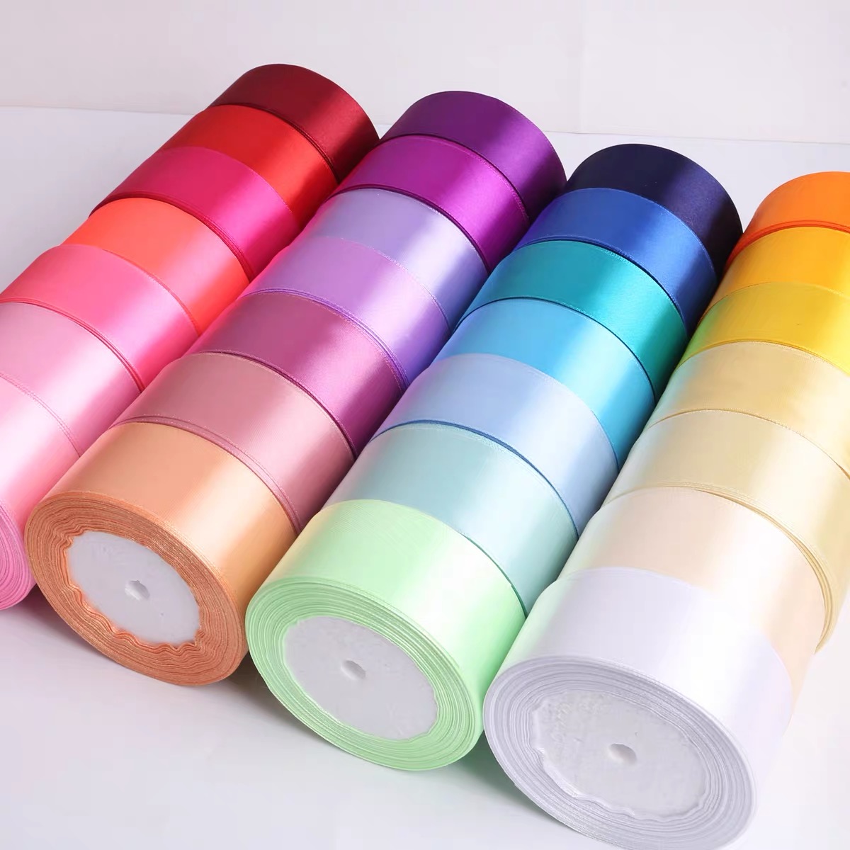 25Yards/Roll 4cm Width Ribbon for Wedding Birthday Christmas Valentine ...