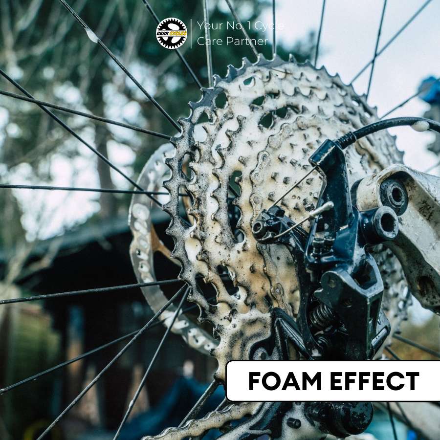 Gear Cycles Drivetrain Degreaser FOAMING 60ml Chain Cassette Cog ...