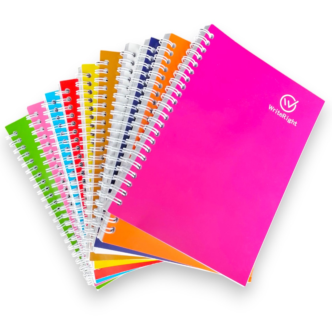 10PCS/BUNDLE NOTEBOOKS 80Sheets 145x200mm 10Color/Assorted School ...