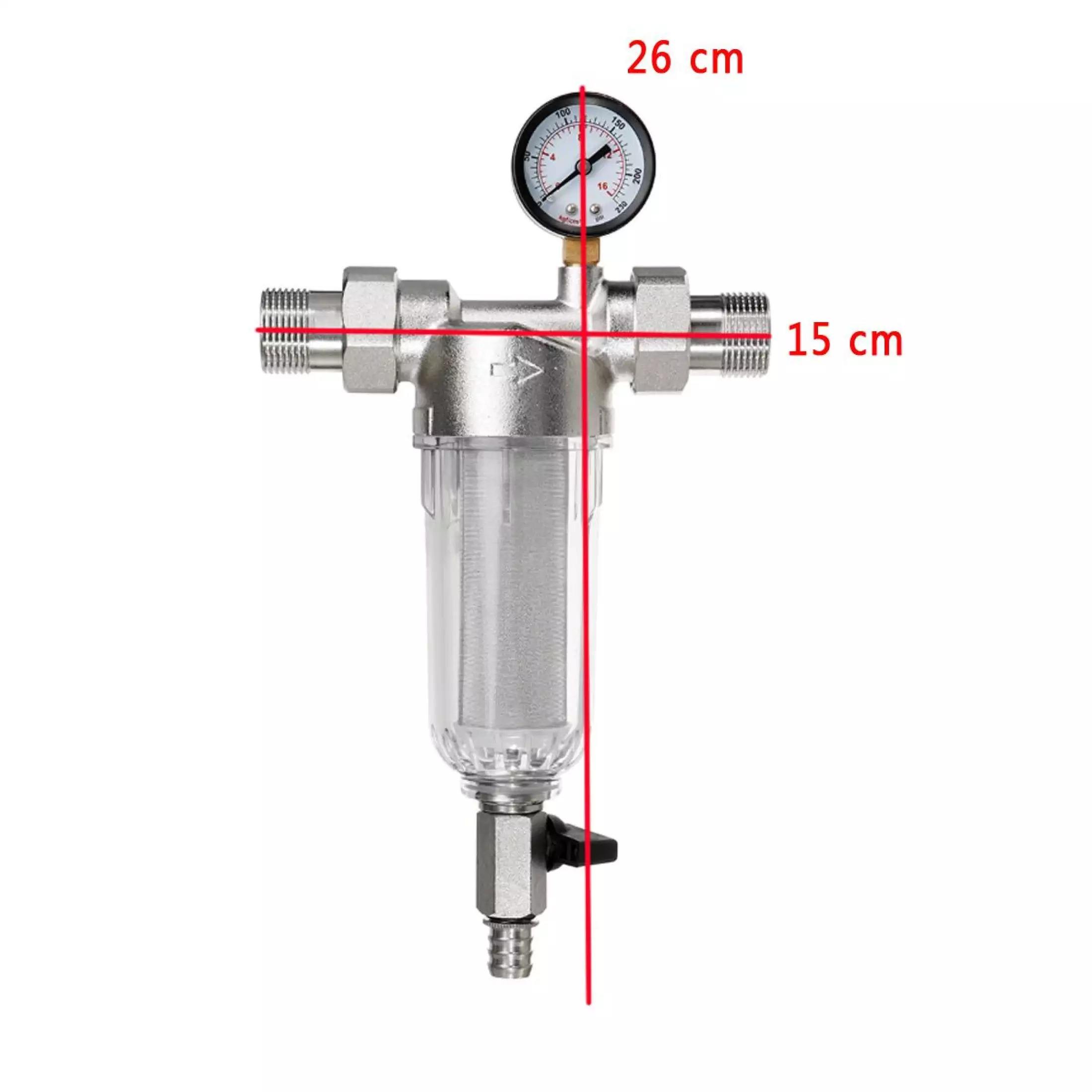 40 Micron Filtration Reusable Whole House Spin-down Pre-Sediment Water ...
