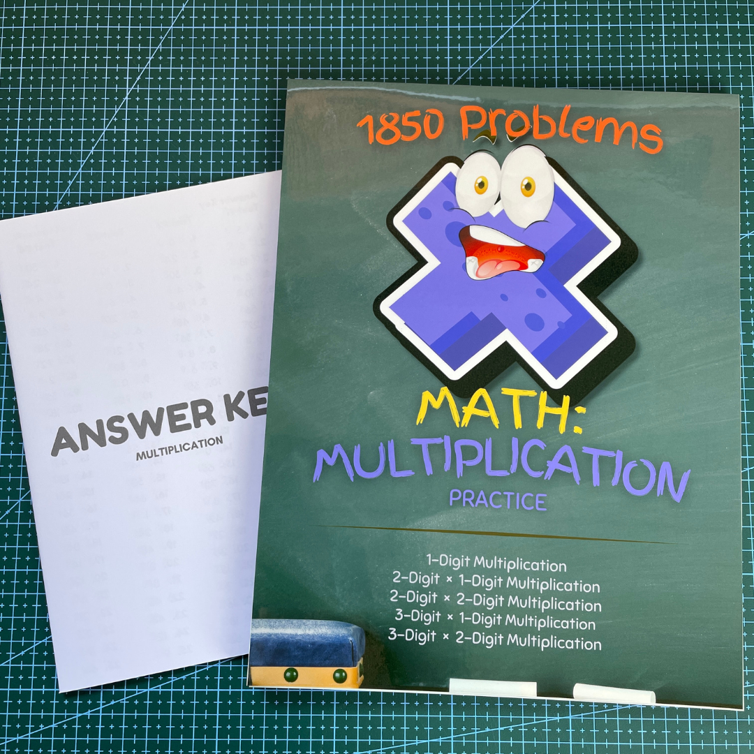 Grade 1, 2, 3, 4, 5, 6 - MATH WORKBOOK - Multiplication Practice - 1850 ...