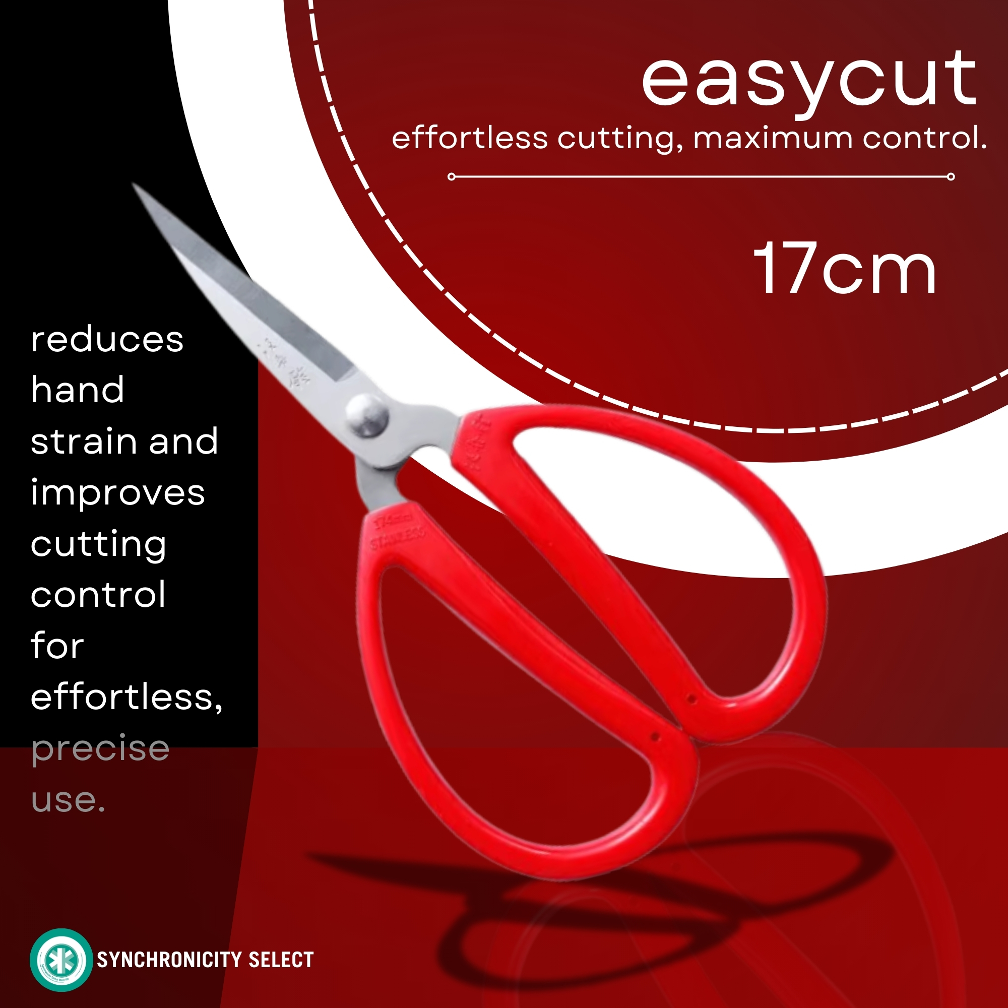 EasyCut 17cm Precision Craft Scissors – Japan Sharp, Durable Shears for ...