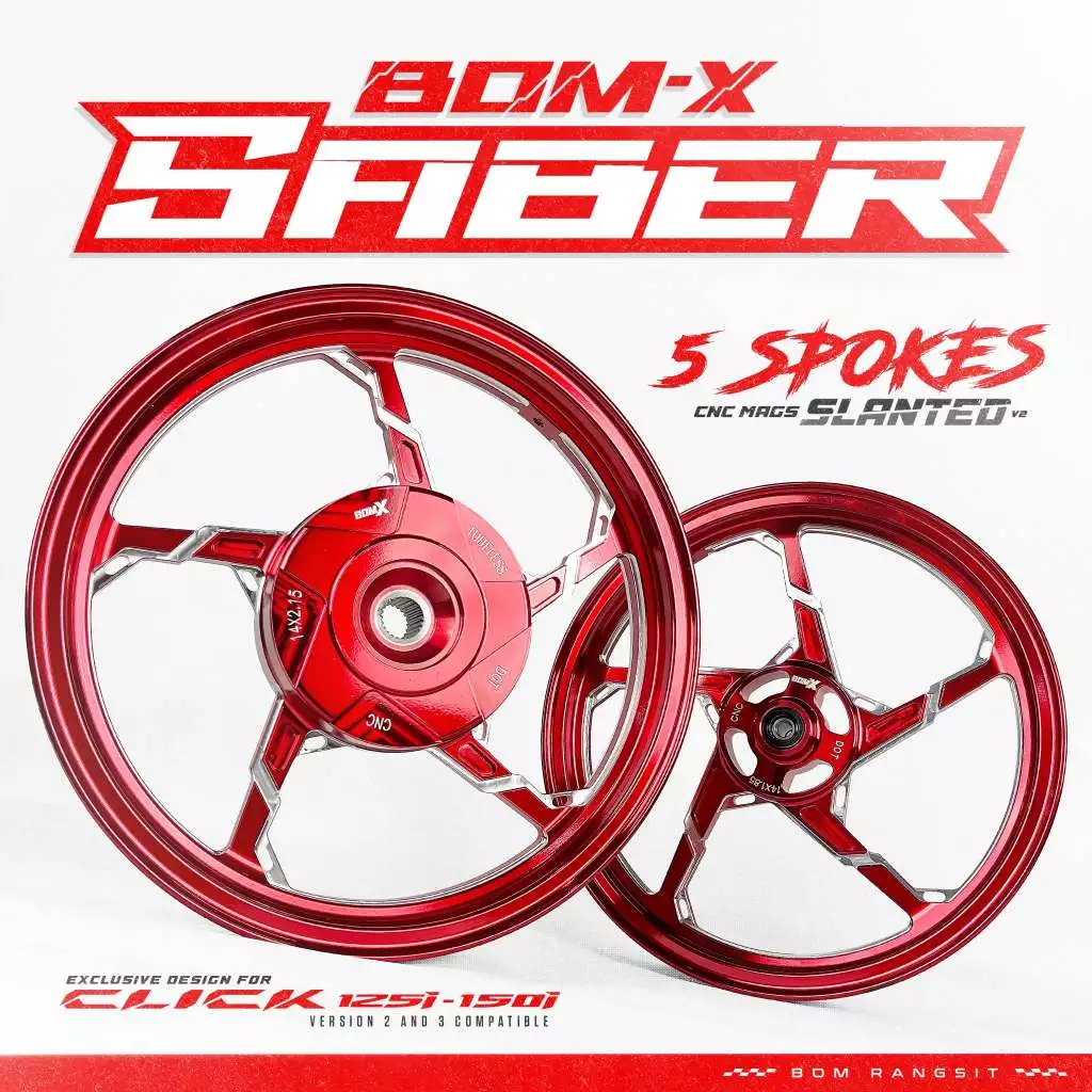 BOM RANGSIT MAGS SABER BOM X SABER Mags For Click 125/150 Mags For ...