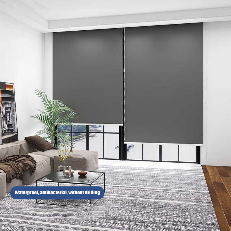 200CM Height blackout Roll curtains for window Shades Sleek Window ...
