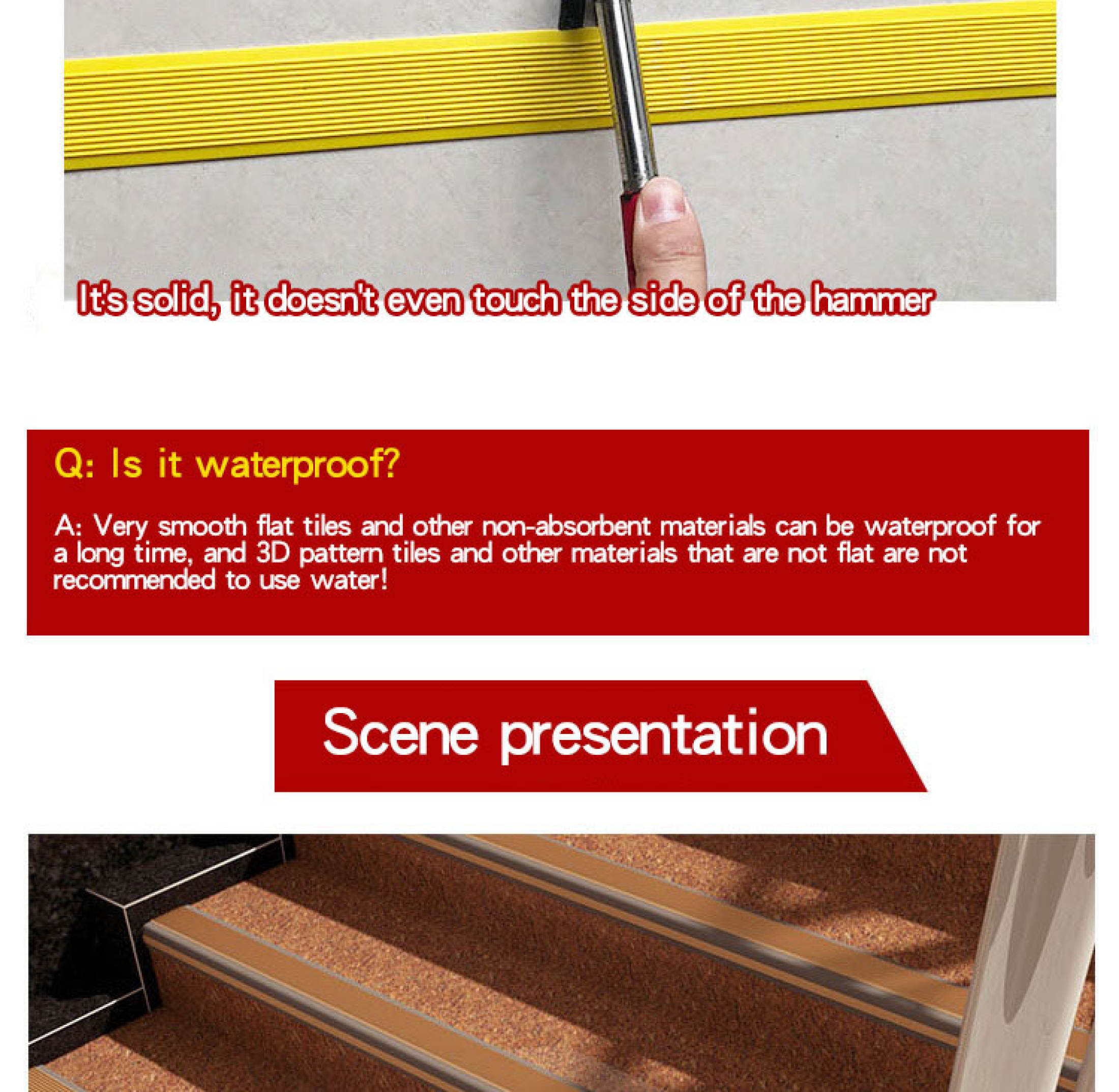 【FAST Delivery】8/24FT L-type PVC Rubber Non-Slip Stair Edge Protector ...