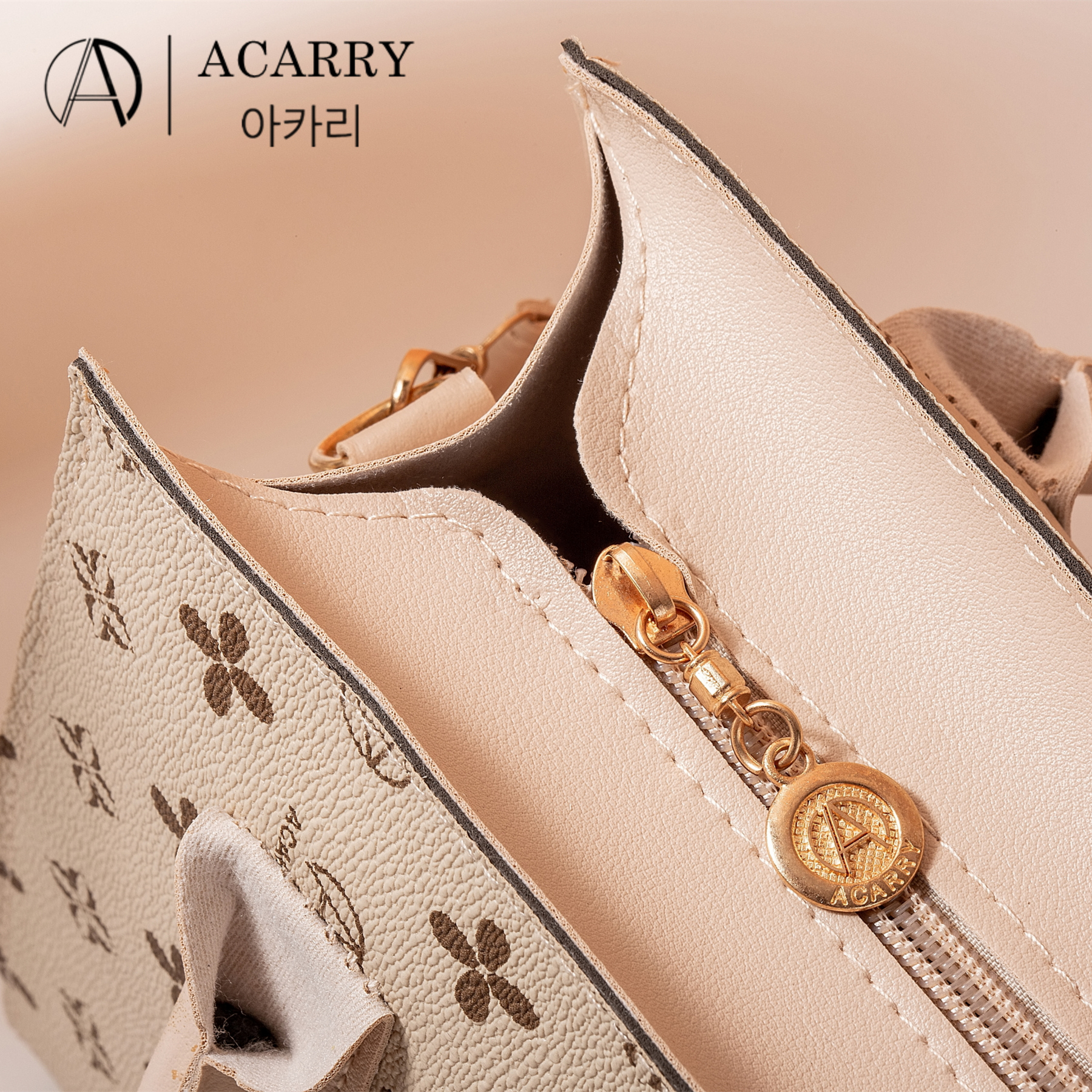 ACARRY Korean Handbag For Women Waterproof Leather Cute Korean Ladies ...