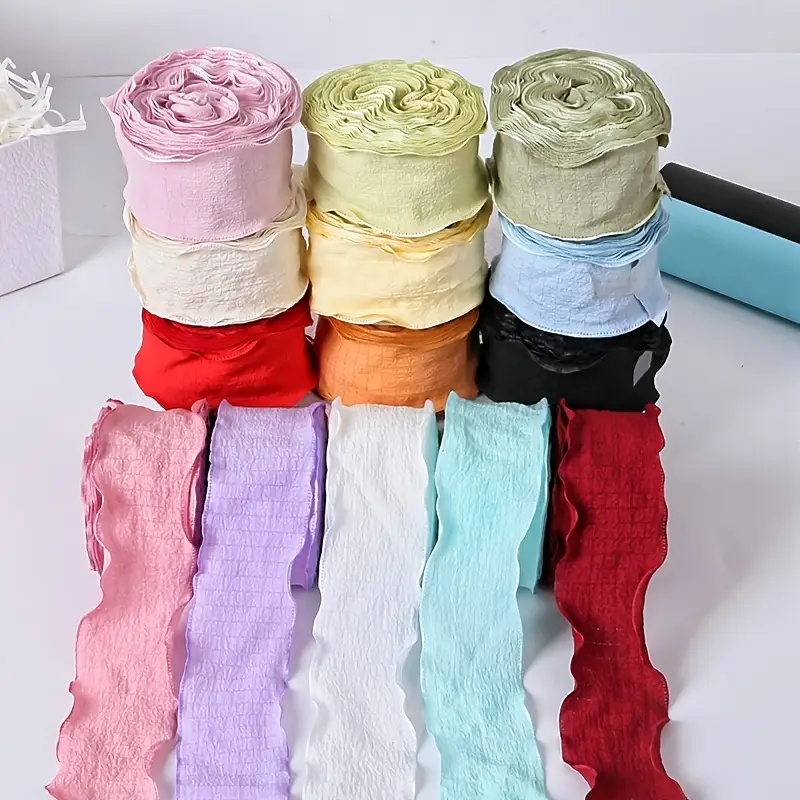 9m Fishtail Yarn Ribbon Diy Decoration Linen Ribbon Bouquet With ...