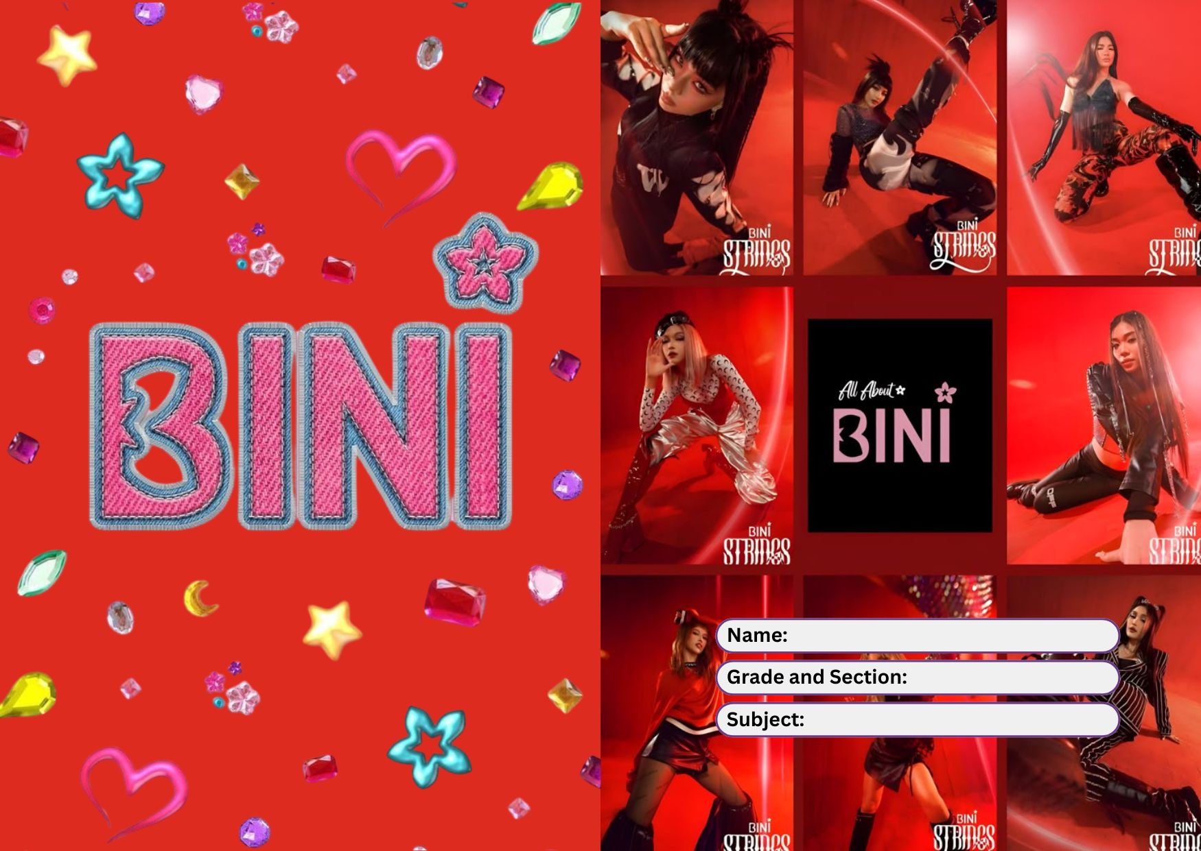 BINI STAPLED NOTEBOOK WRITING AND COMPOSITION | Shopee Philippines