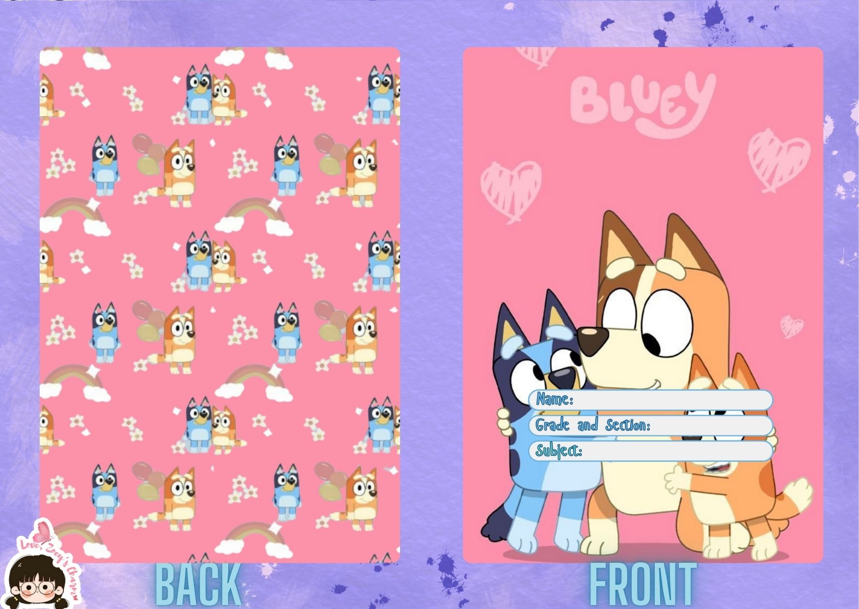 BLUEY NOTEBOOK STAPLED COMPOSITION AND WRITING | Shopee Philippines